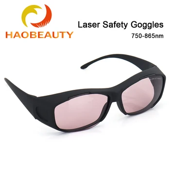 HaoBeauty Laser Óculos de Segurança 750-865nm OD4+ Escudo de Protecção, Óculos de Protecção Óculos