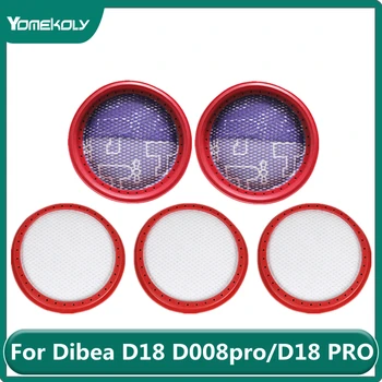 para Dibea D18 D008pro/D18 PRO Bolso Aspirador de pó com filtro HEPA Filtros Profissional de Substituição, Acessórios Peças