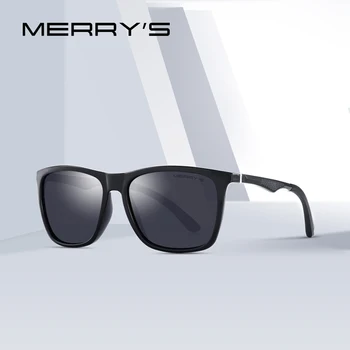 MERRYS DESIGN Homens HD Óculos de sol Polarizados Pesca esportiva de Óculos de Liga de Alumínio Pernas a Proteção UV400 S8186
