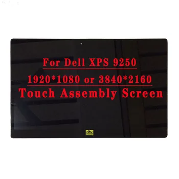 Para o Dell XPS 12 9250 7275 Latitude Comprimido de 12,5 polegadas FHD (1920X1080) ou UHD 3840x2160 Com Touch Tela LCD de Substituição do conjunto