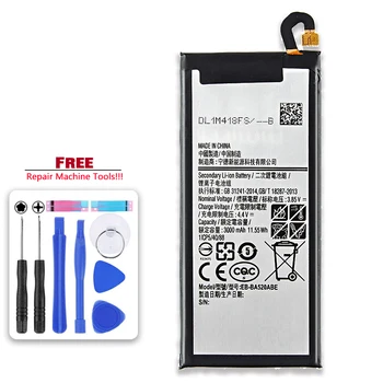 Bateria do Telefone móvel EB-BA520ABE Para Samsung A5 2017 A520 A520F SM-A520F 3000mAh bateria de Li-ion Bateria Recarregável de Lítio