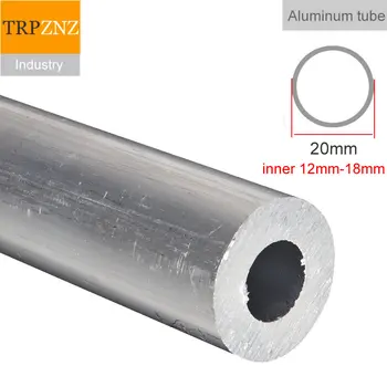 OD20mm de alumínio 6061, tubo da tubulação,diâmetro externo de 20 mm,diâmetro interno de 18m de 17mm 16mm15mm ,oca de tubo de alumínio,liga de alumínio de tubo
