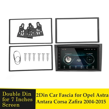 Duplo Din Carro Fáscia Rádio Painel da OPEL Antara Corsa Zafira 2004-2015 Traço Kit Tablier Placa de Adaptador de GPS, Leitor de DVD Besel