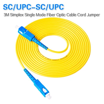 Estoque Pronto SC/UPC-SC/UPC 10Pcs/Lot 3M Simplex 9/125 Único Modo de SM Cabo de Fibra Óptica cabos de Fibra Jumper