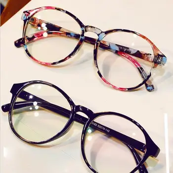 A Moda De Óculos Com Armações Grandes Prescrição De Vidro, Moldura De Mulheres De Óculos Redondos Frame Marca Miopia Óptico Quadro De Armação De Oculos