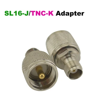 SL16-J (PL259 UHF)/TNC-K (TNC Fêmea) jack Adaptador RF