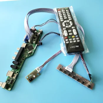 Kit para LP140WH8-TLA1/LP140WH8-TLC1 placa de controle do painel de 1366 x 768 40pin USB Tela de TV de LCD HDMI remoto AV Áudio Display LED VGA