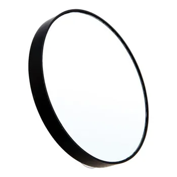 Portátil Rodada Espelho Mini-Espelho 5X 10X 15X Espelho de Maquiagem, Espinhas Poros Espelho de aumento Com Duas ventosas Ferramentas de Maquiagem