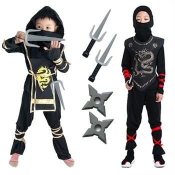 Carnaval Ninja Da Mascote Para Crianças Conjuntos Clássico De Ano Novo Traje Cosplay De Artes Marciais Festa A Fantasia Decorações De Suprimentos