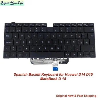 Laptop espanhol Teclado Retroiluminado para Huawei D14 D15 MateBook D 15 BOHK-WAX9X BoB-WAE9P SP/LA ES Espanha latina Notebook Teclados de PC