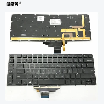 Novo Teclado do Portátil Para HP PRESSÁGIO 15-5000 15T-5000 5100 PRETO Retroiluminado Portátil Substituição teclados