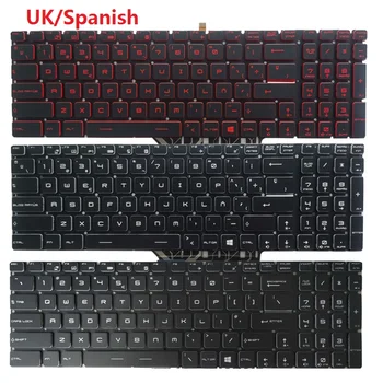 Reino UNIDO espanhol teclado do laptop PARA o MSI GP63 8RE/8RF MS-16P3 MS-16P5 MS-16K4 MS-16K3 MS-16K2 MS-16J1 MS-16J2 MS-179B MS-17A1 MS-17C1
