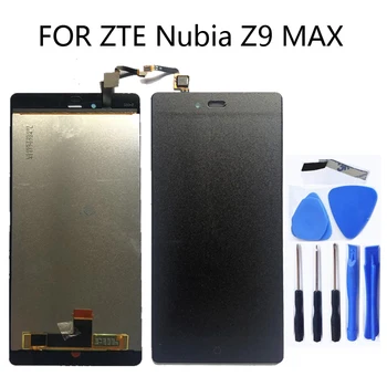 de alta qualidade Para o ZTE Nubia Z9 Max NX510J NX512J Tela LCD Touch screen Digitalizador de Montagem de Peças de Reparo Para Núbia Z9 MAX Tela