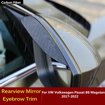 A VW Volkswagen Passat B8 Magotan 2017 2018 2019 2020 2021 2022 Lado de Trás do Espelho retrovisor, Capa Vara Moldura Escudo da Sobrancelha 